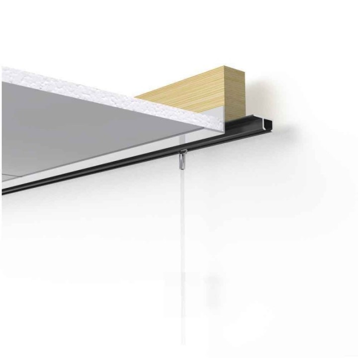 Artiteq Top Rail Sæt sort 200cm - 20kg