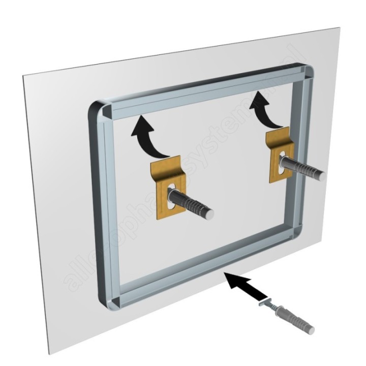 Sistema antirrobo GeckoTeq para marcos de aluminio