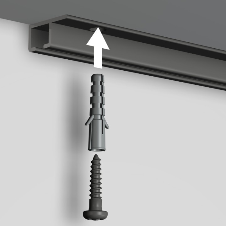 Artiteq Universal TopRail Plugg - 4mm