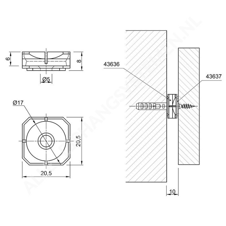 GeckoTeq Click Panel System muovi - puristin