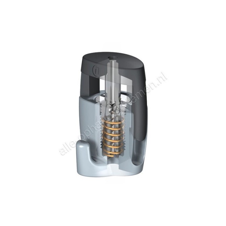 Gancio Newly H100 - 20 kg + filo Perlon con Twister - 150 cm (set)