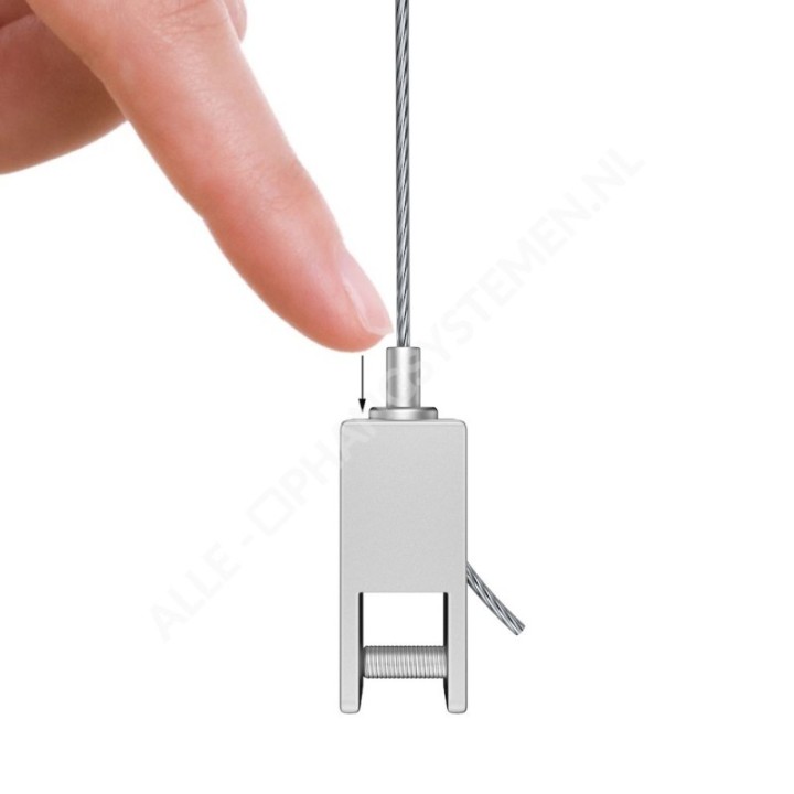 GeckoTeq Självlåsande Ceiling Cam Cable System 12mm - 15kg