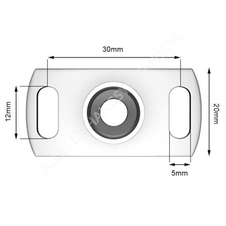 GeckoTeq Ceiling Bracket Nickel - 25kg
