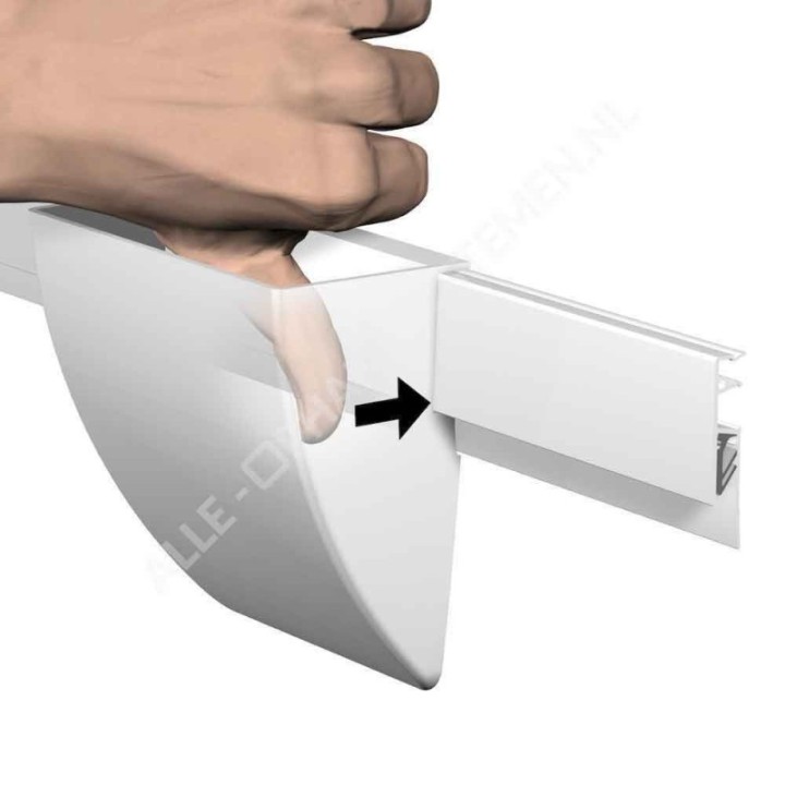 Clip portaoggetti Artiteq Info Rail - in 2 colori