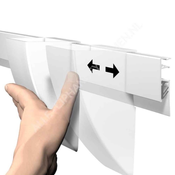 Clip de almacenamiento Artiteq Info Rail - en 2 colores