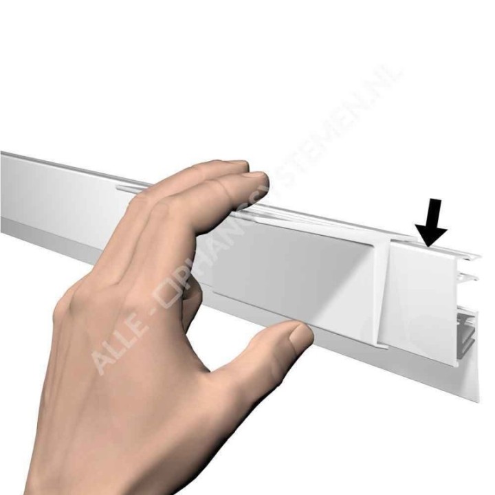 Artiteq Info Rail Support Clip - en 2 couleurs
