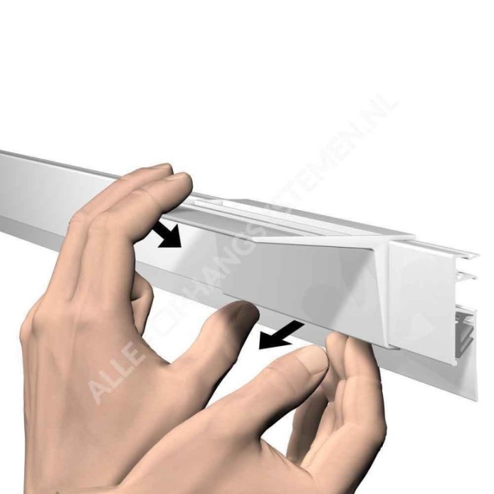 Artiteq Info Rail Support Clip - in 2 Farben