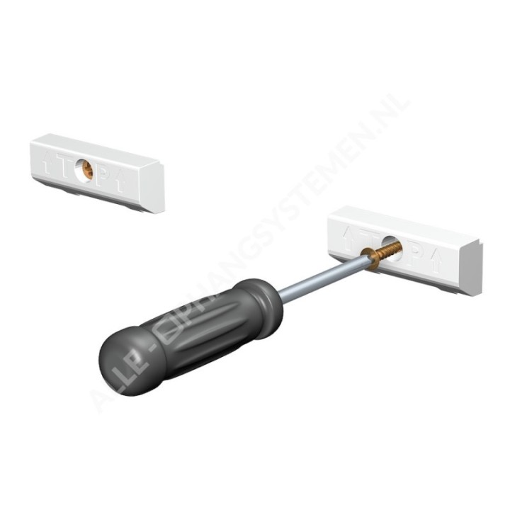 Artiteq Info Rail+ (incl. end caps and mounting materials) - 200cm