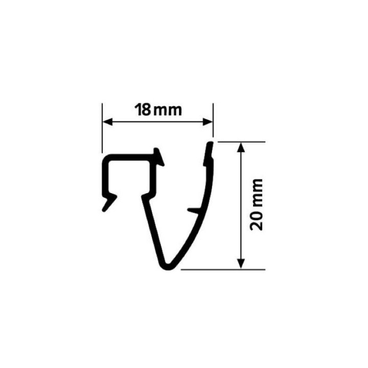Artiteq Up Ceiling Rail Endkap - per set