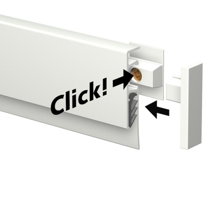 Artiteq Info Rail Endcap - in 3 colours