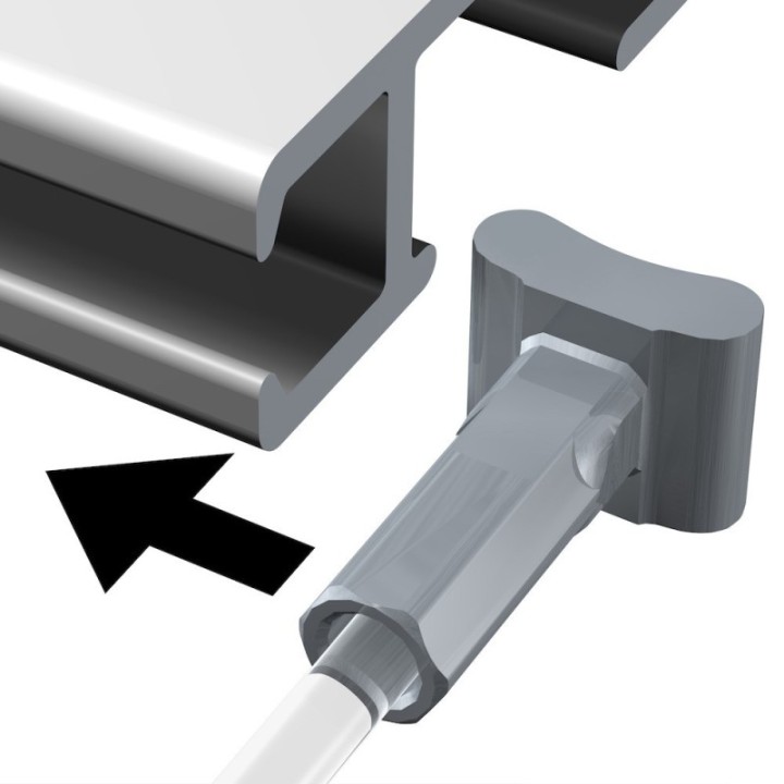 Artiteq 2,0 mm Perlontråd med solid glider - 20 kg