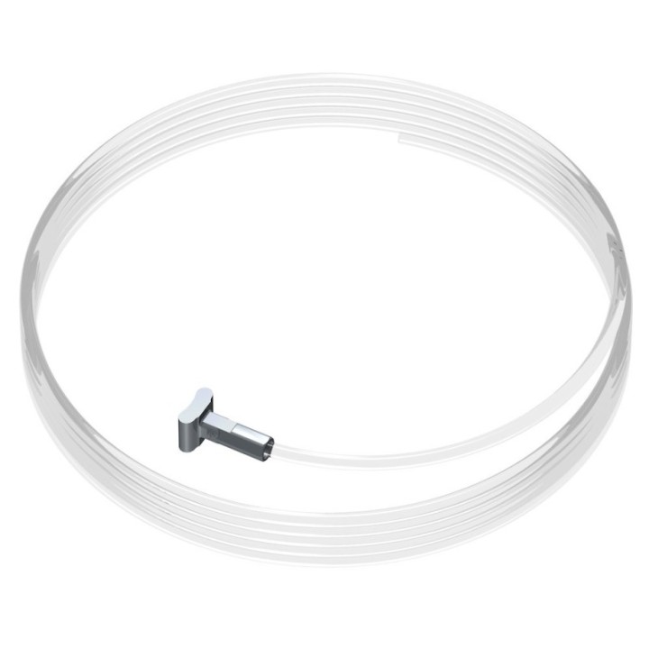Drut perlonowy Artiteq 2,0 mm z solidnym suwakiem - 20 kg