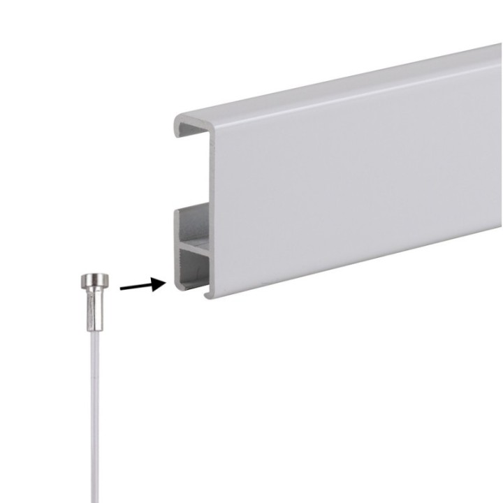 STAS 2,0mm Perlonschnur mit Softgleiter - 15kg