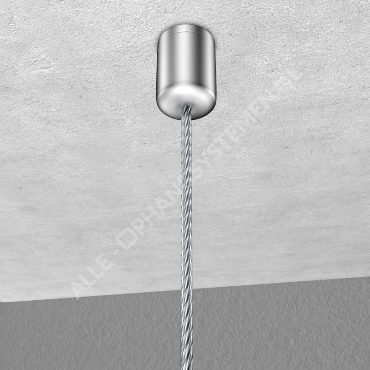 GeckoTeq 1,5mm Perlondraht mit Fassende 200cm - 25kg