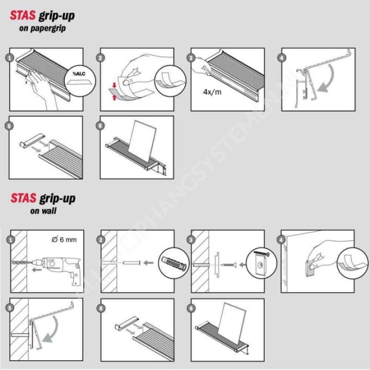 STAS Grip-Up HD Bonding Tape - per 8 pieces