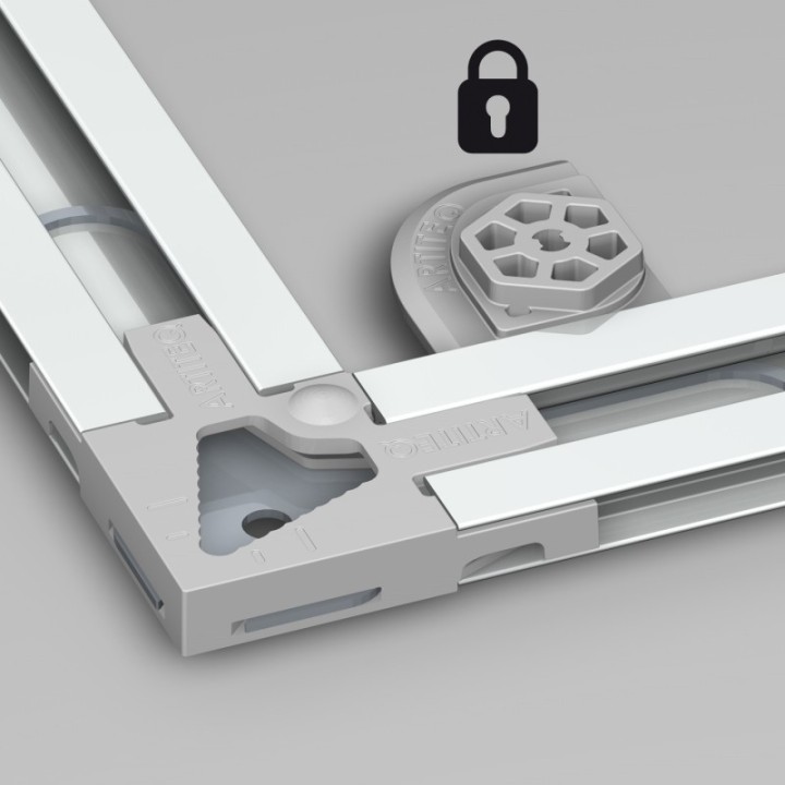 Artiteq Back Frame safety key