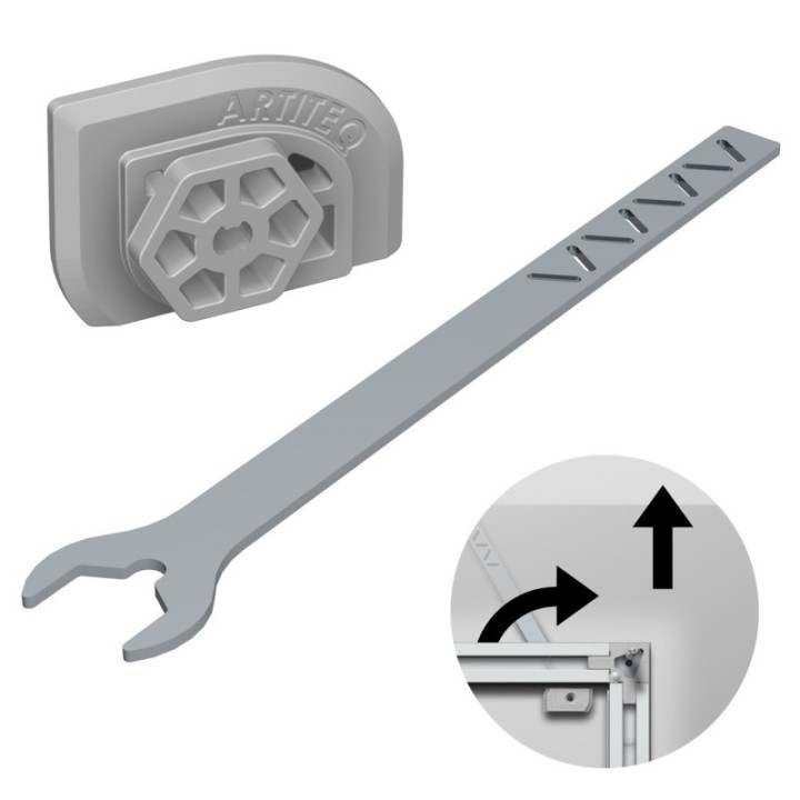 Artiteq Back Frame safety key